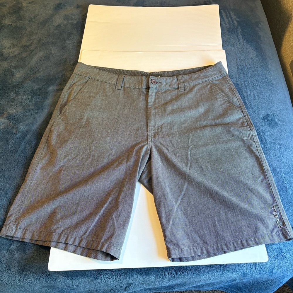 O'Neill Men's Chino Shorts –‎ Size 38 Textured Gray